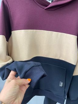 футер 3х нитка ПЕТЛЯ Мужской костюм ColourBlock - Knitka wear фото 11