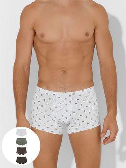 Трусы боксеры мужские в наборе, 4 шт