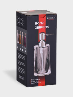 Дозатор для мыла «Изгиб», 210 мл, пластик