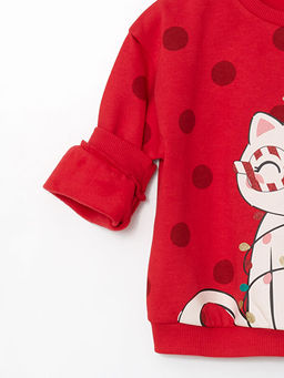 Bisiklet Yaka Kal?n K?z Bebek Sweatshirt - Waikiki фото 2