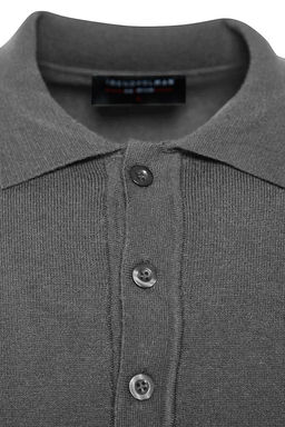 Antrasit Regular Polo Yaka Duz Kazak TMNAW24KZ00067