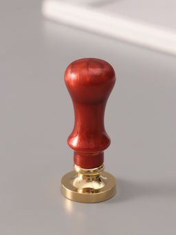 Печать для сургуча с пластиковой ручкой «Классика цифра 6», 2.5×2.5×6.3 см