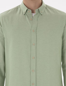 Ye_il Regular Fit Uzun Kollu G_mlek - Pierre cardin фото 6