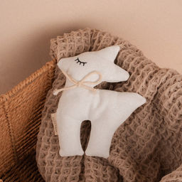 Цена за 2 шт. Мягкая игрушка «Оленёнок», 15 см, цвет белый, с бантиком