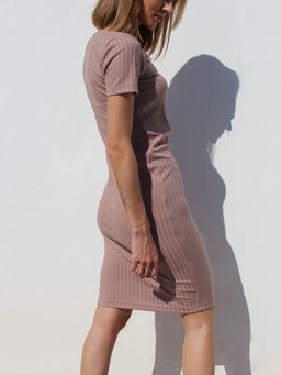 ПЛАТЬЕ ПЛ429 БЕЖЕВАЯ ЛАПША - Assana фото 5