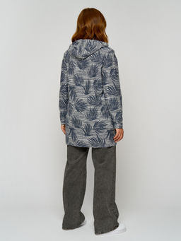 Кардиган женский футер 3-х нитка петля Аида СИНЯЯ ВЕТКА - Domtrik фото 8