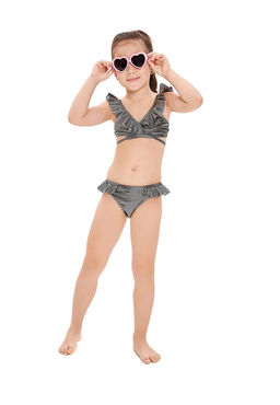 Костюм купальный ( топ и бикини) д/дев. Бэлла