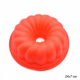 Форма для выпечки кексов №5 24*7 см, силикон, арт. KT-S-331