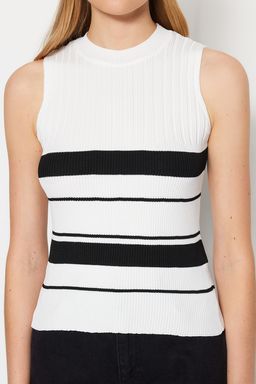 Trendyolmilla Ekru*001 Triko Ince Bluz TWOSS21BZ0370 фото 5