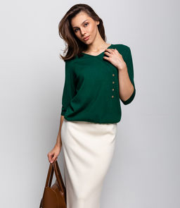 Джемпер #КТ9203 (2), изумрудный