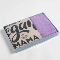 Подарочный набор Этель Vegan mama: фартук 70?60 см, полотенце 30?60 см, 100% хлопок