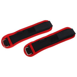 Утяжелители на запястье ONLYTOP, 2 шт. × 100 г, цвет красный