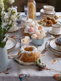 Скатерть пасхальная, Этель Chicken Ranch 220х147 см, 100% хлопок, репс 210 г/м2