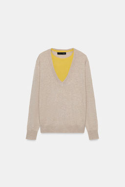 JERSEY CON LANA COMBINADO / Vis?n vigor? - Zara фото 7