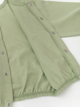 Кофта утепленная комплект 2шт., беж/бирюза - Lesi kids фото 5