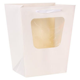 Коробка складная 30х24х35 см для цветов с окном / LH527-5 /уп 10/200/ - Галеонтрейд фото 2