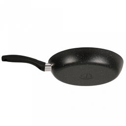 Сковорода с антипригарным мраморным покрытием, д30см, h5см, ручка из термостойкого пластика, темный мрамор (Россия) - Домашняя мода фото 2