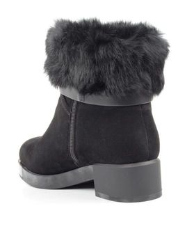 04-206W-8Y1 8J33M Ботинки зимние женские (натуральная замша, натуральный мех) - Фабричный китай фото 8