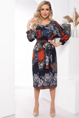 Платье Белуччи (синее) НЬЮ П7792 - Lt collection фото 10