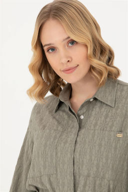 Женское мятное тканое платье - U.s. polo assn фото 10