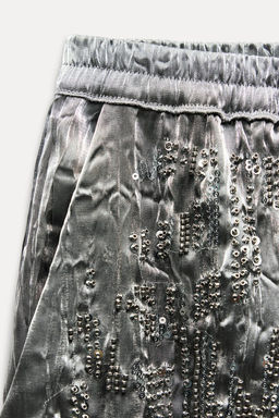 ZW COLLECTION SEQUIN TROUSERS - Zara фото 8