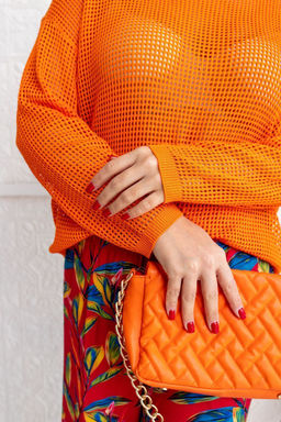 Джемпер Д-8802 оранж - Took a look фото 4