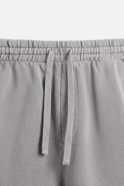 WASHED RELAXED FIT JOGGER BERMUDA SHORTS - Zara фото 38