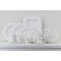 Тарелка Magistro Rodos, d=20.6 см, фарфор, белая