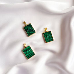 Кулон со знаком зодиака Весы из Малахита - Радуга самоцветов фото 2