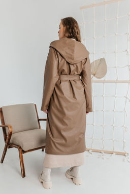 Плащ AMORI 2137 кофейный  фото 6