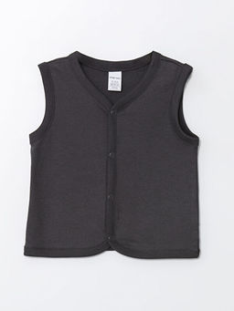 V Yaka Erkek Bebek Yelek 2li - Waikiki фото 2