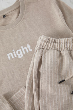 TRENDYOL MAN Lacivert Bask?l? Regular Fit Orme Pijama Tak?m? THMAW21PT0393 - Trendyolmilla фото 30