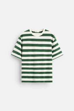 STRIPED JACQUARD T-SHIRT - Zara фото 8