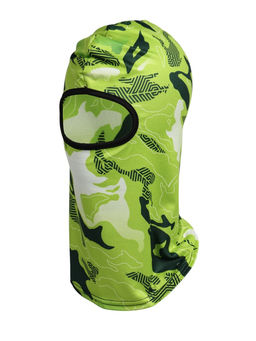 Маска-балаклава Green Spots, размер универсальный, зелёная