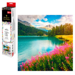 Набор для творчества Алмазная мозаика арт. 65548 / 50 ЦВЕТЕНИЕ В ГОРАХ