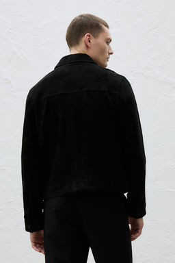 Chaqueta de ante Slim Fit - H&m фото 3