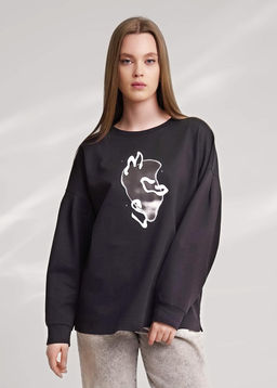 156950/183ф_п Джемпер женский (ЧЗ)