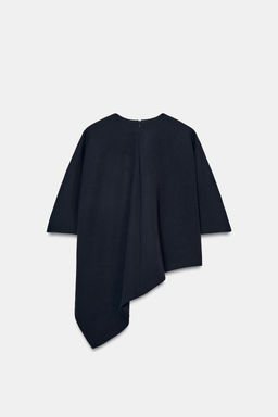 ASYMMETRIC INTERLOCK CAPE - Zara фото 15