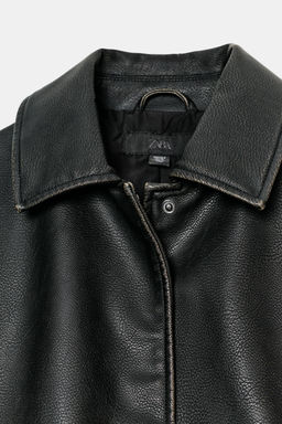 FAUX LEATHER JACKET - Zara фото 3