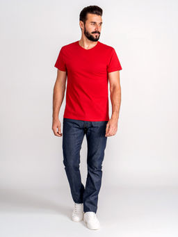 Футболка мужская короткий рукав GREG G146-RD-1056 (красный)  фото 4