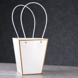 Пакет для цветов 17х11,5х20см / LH527-32 /уп 10/400/белый - Галеонтрейд фото 2