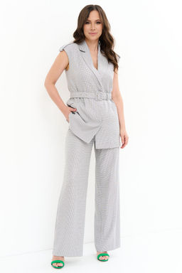 Костюм Magia mody 2225 серый (гусиная лапка)