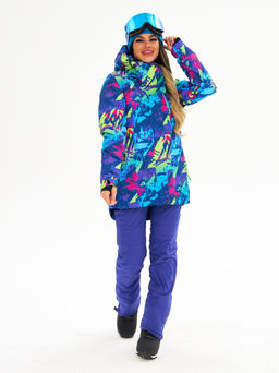 Женская горнолыжная сноубордическая куртка Alpha Endless Ultra Chaleur SNB 423/316_8 Разноцветный  фото 28