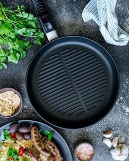 Сковорода-гриль Ферра Индукция, cъемная ручка, 26 см