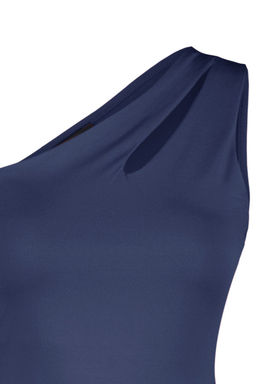 Indigo Asimetrik Yaka Cut Out Detayl? Esnek C?tc?tl? Orme Body TWOSS23BD00014