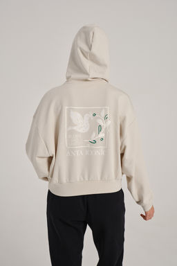 Худи Бежевый ICONIC Sweat Hoodie - Anta фото 6