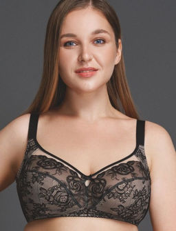 NEW БЮСТГАЛЬТЕР Milavitsa 128010/D74 черный с нюдом