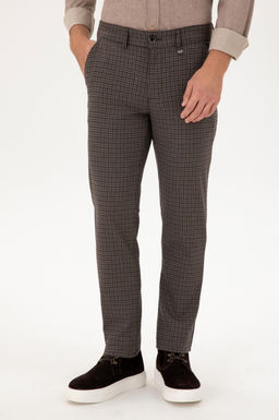 Мужские фиолетовые брюки из плотной ткани - U.s. polo assn фото 2