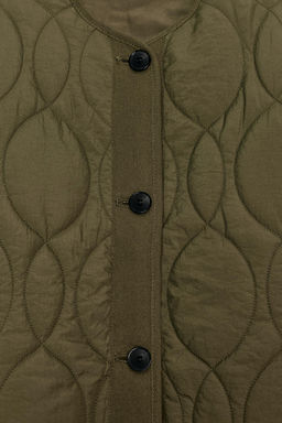 CAZADORA CORTA ACOLCHADA / Khaki - Zara фото 9