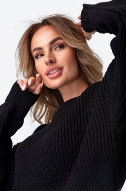 Женский укороченный джемпер оверсайз Happy Fox  фото 27